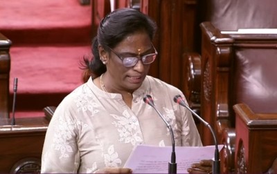 PT Usha takes oath as Rajya Sabha Member