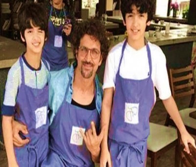 Hrithik motivates son Hridaan to overcome fear of heights in video