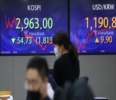 Seoul stocks dip to 20-month low on recession fears; Korean won at 13-yr low