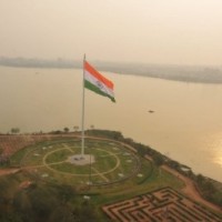 National flag temporarily removed from tallest post in Hyderabad