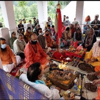 Amarnath Yatra: Charri Mubarak taken for 'Bhoomi Pujan' to Pahalgam