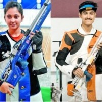 Mehuli Ghosh, Shahu Tushar Mane seal medal in Air Rifle Mixed Team at Changwon Shooting World Cup 