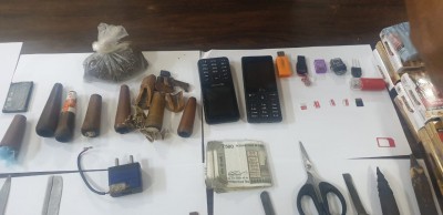 Arms, ganja & phones recovered from B'luru central jail