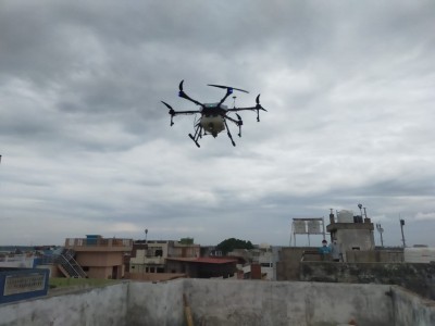 Andhra police on hunt for drone operators over Srisailam temple