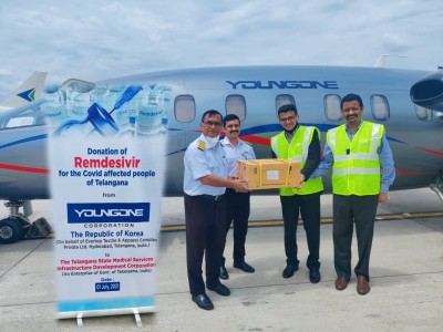 Youngone donates 10k doses of Remdesivir to Telangana