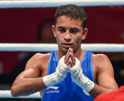 Olympics: Boxer Amit Panghal crashes out