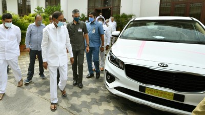 Telangana gifts 32 Kia Carnival cars to Additional Collectors