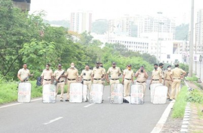 Thousands protest over Navi Mumbai airport naming row