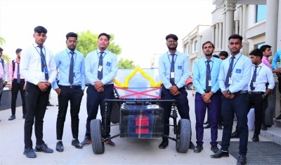 6 students from private university design EV Buggy