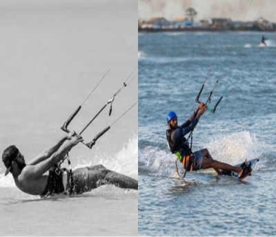 All India Kiteboarding: Jehan Driver and Katya Saini take lead on Day 1