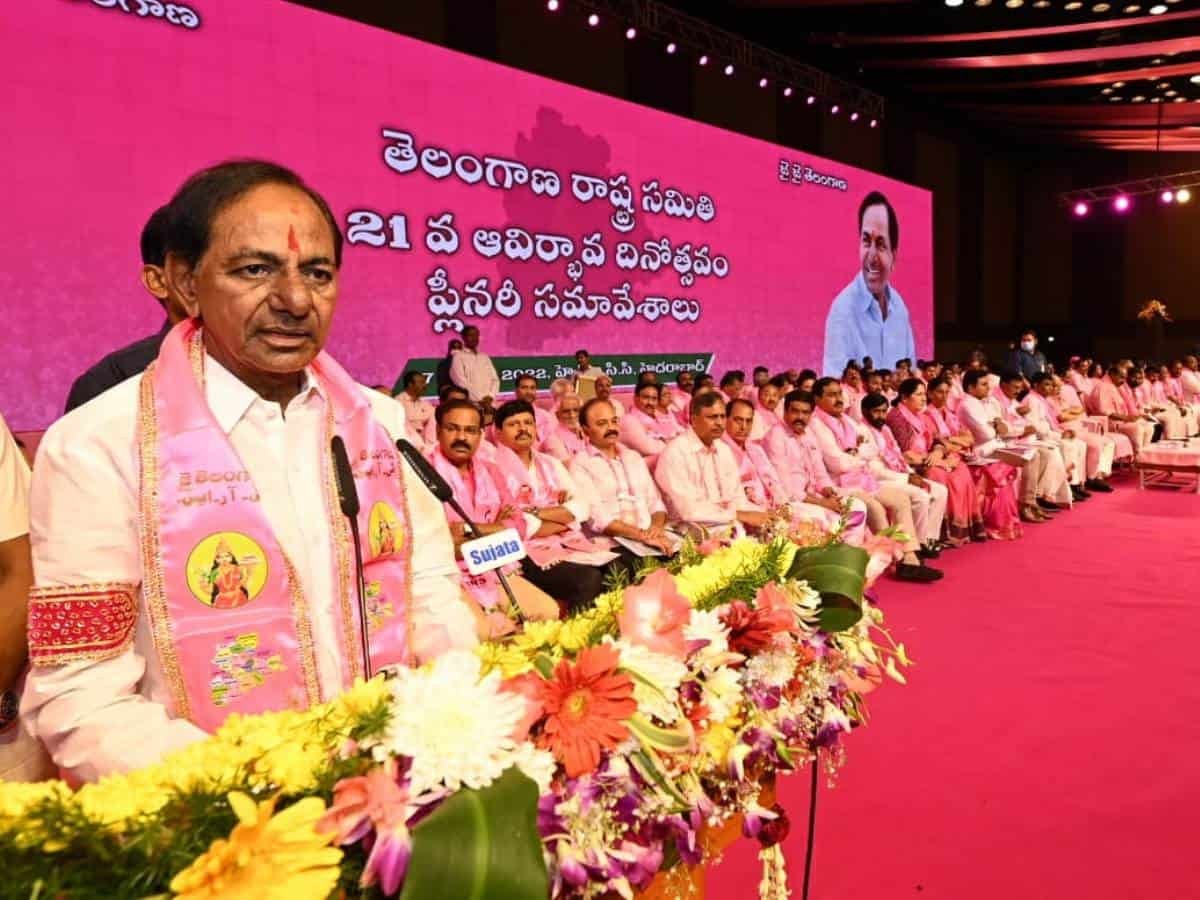 KCR likely to float national party Bharat Rashtra Samithi