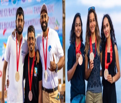 All India Kiteboarding: Dylan Fernandes and Katya Saini emerge champions