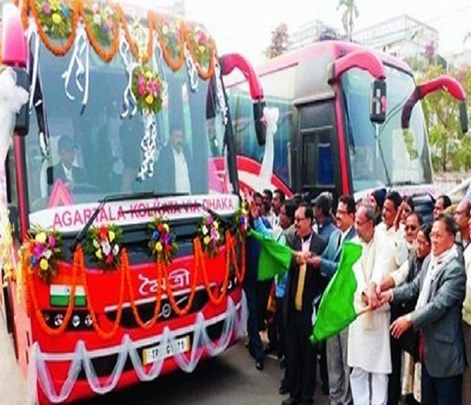 Agartala-Kolkata via Bangladesh bus service resumes after over two years