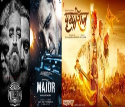 'Vikram' fires away at the top, as 'Samrat Prithviraj' falls behind 'Major'