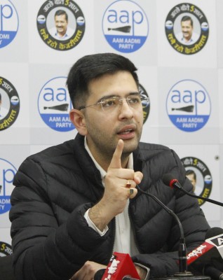 Delhi court takes cognisance of AAP leader Chadha's defamation complaint