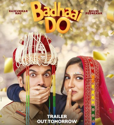 Rajkummar, Bhumi don't let their secrets out in 'Badhaai Do' poster