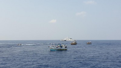 Coast Guard seizes drugs cache, weapons from Sri Lankan boat