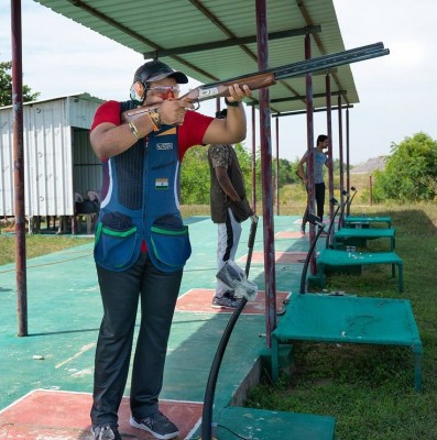 WC trap shooting winner campaigns for mother at TN's Srirangam