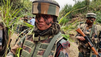 Women personnel of Assam Rifles