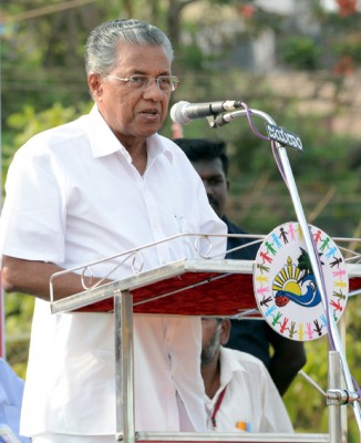 Caught on wrong foot, Vijayan hits out at Congress, BJP