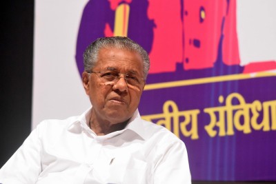 Kerala CM Pinarayi Vijayan files nomination papers