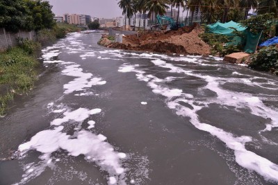 Bengaluru's Bellandur lake catches fire again