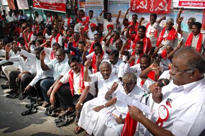 Give a job or our land back, retrenched HM workers as their hunger strike enters day-2