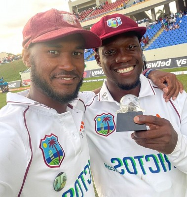 West Indies' Bonner, Holder thwart England bowlers as Test ends in a draw