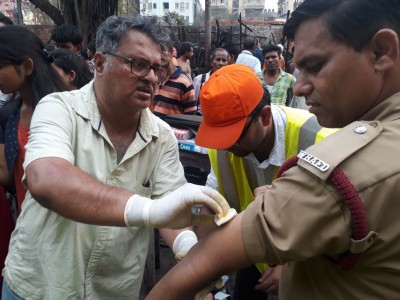 Man who battled death is back on Kolkata streets helping those in distress