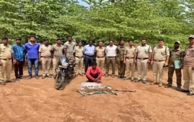 Gang selling leopard skin busted, 5 held in K'taka