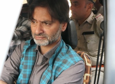 Yasin Malik produced in court amid tight security