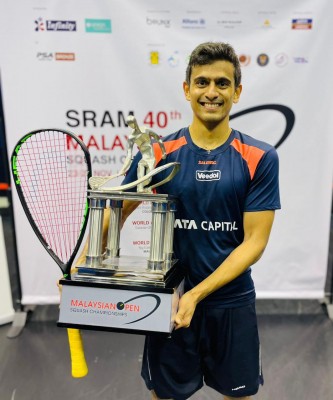 Saurav Ghosal clinches Malaysian Open Squash C'ships title