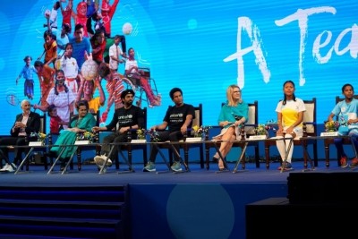 Tendulkar, Ayushmann Khurana play futsal to mark World Children's Day for UNICEF