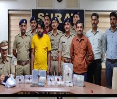 2 kg MD drugs seized in Gujarat's Surat, one held