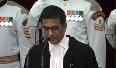 Justice DY Chandrachud sworn-in as 50th Chief Justice of India