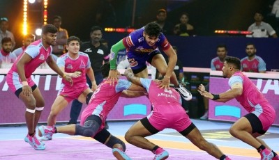 PKL 9: Jaipur Pink Panthers survive late scare to hold off Dabang Delhi in thriller