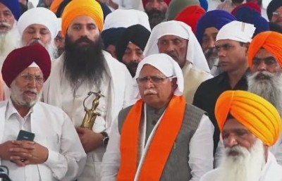 Haryana CM defends formation of separate gurdwara management panel