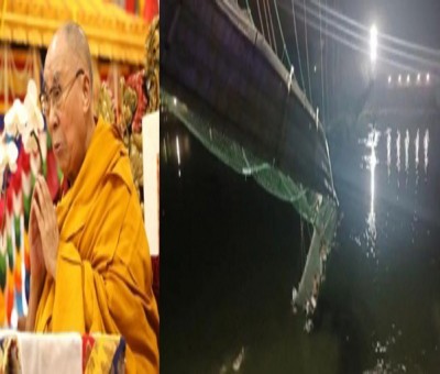 Dalai Lama offers prayers for Gujarat bridge collapse victims