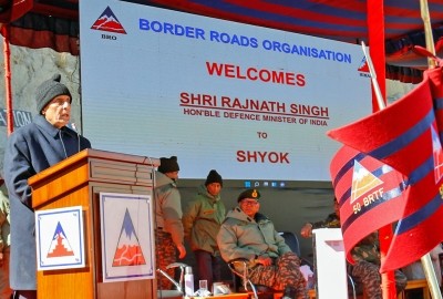 Rajnath dedicates 75 BRO infrastructure projects to nation