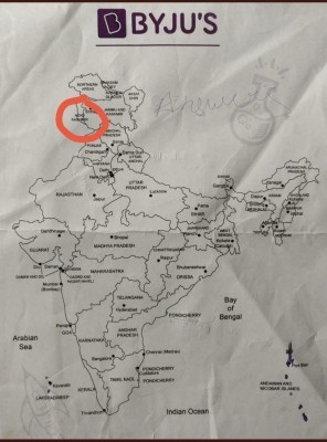 BYJU's says incorrect map of India with its logo a malicious attempt