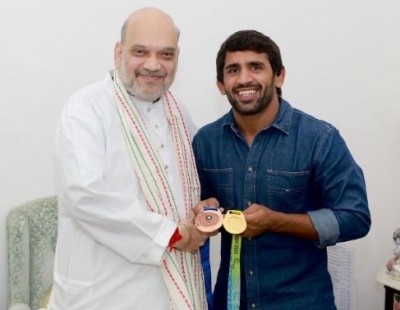 'He's very supportive': Bajrang Punia meets Home Minister Amit Shah in Delhi