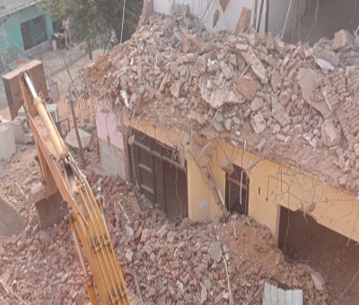 Haryana authorities demolish gangster Kaushal Chaudhary's houses