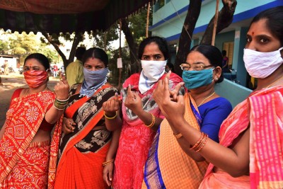 Polling underway in Telangana's Huzurabad constituency