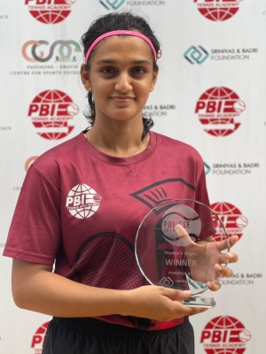 Soha bags fourth title of the season at AITA women's tennis event