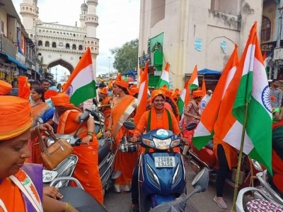 Hyderabad Liberation Day: Bike rally by BJP's women wing