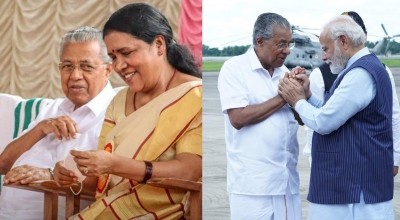 On 43rd wedding anniversary, Pinarayi Vijayan caught up with PM Modi