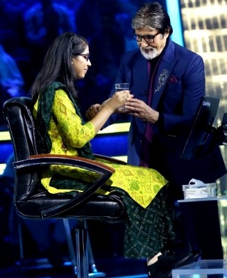 Visually impaired 'KBC 14' contestant is a fan of Big B's 'Black'