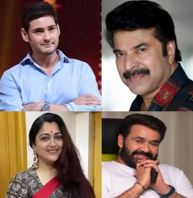 South stars Mahesh Babu, Khushbu, Mammootty, Mohanlal wish PM Modi