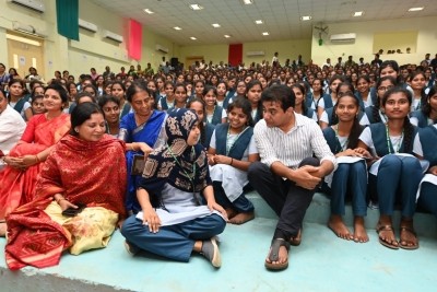 Students not locked up during KTR's visit to RGUKT, says T'gana govt