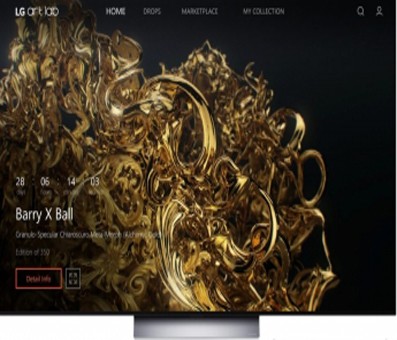 New LG platform lets users buy, sell NFTs via its premium TVs